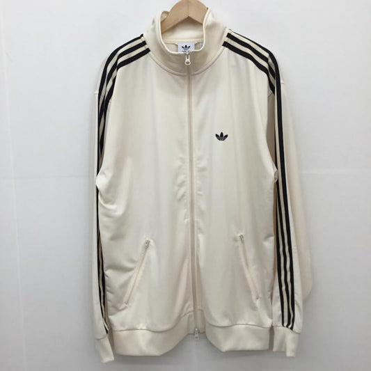 アディダス adidas ジャケット、上着 ジャケット、ブレザー ベッケンバウアー トラックジャケット IX6436 L ロゴ、文字 白 / ホワイト /  メンズ USED 古着 中古 10127280