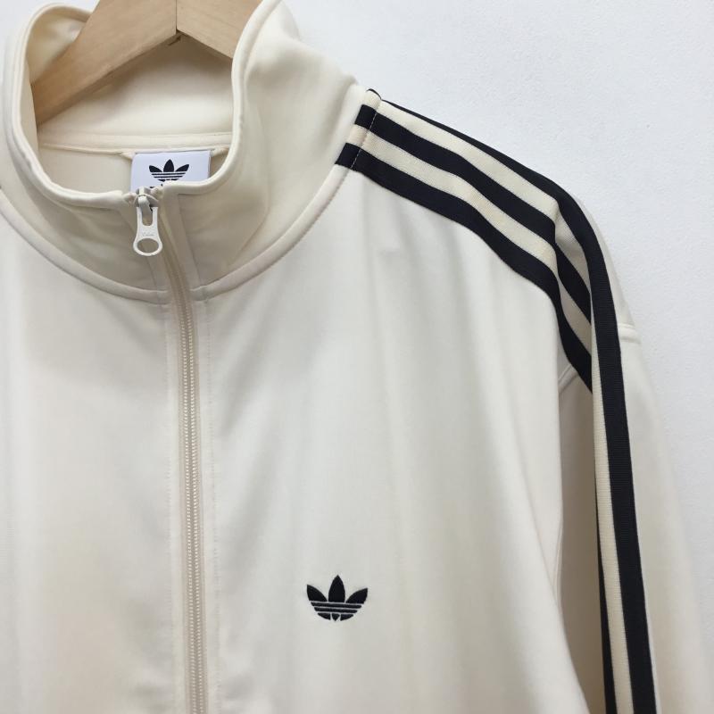 アディダス adidas ジャケット、上着 ジャケット、ブレザー ベッケンバウアー トラックジャケット IX6436 L ロゴ、文字 白 / ホワイト /  メンズ USED 古着 中古 10127280
