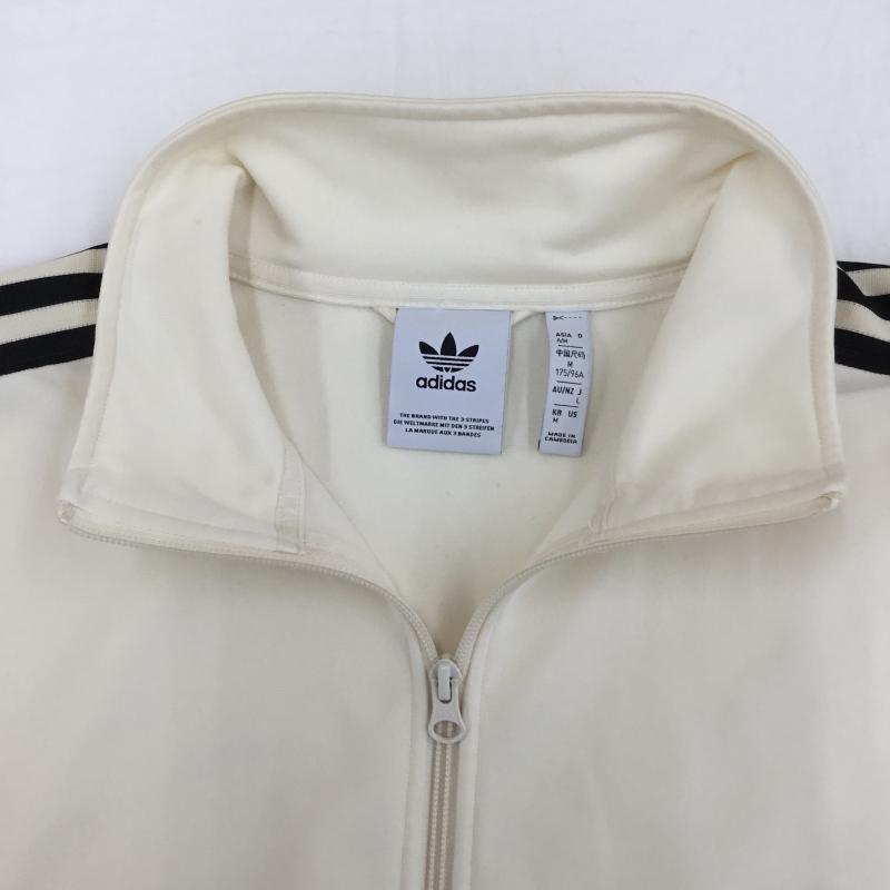 アディダス adidas ジャケット、上着 ジャケット、ブレザー ベッケンバウアー トラックジャケット IX6436 L ロゴ、文字 白 / ホワイト /  メンズ USED 古着 中古 10127280