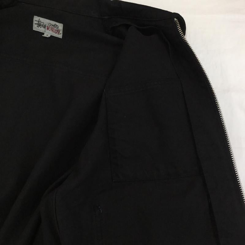 ステューシー STUSSY ジャケット、上着 ジャケット、ブレザー OVERDYED ZIP WORK BLACK M 無地 黒 / ブラック /  メンズ USED 古着 中古 10127281
