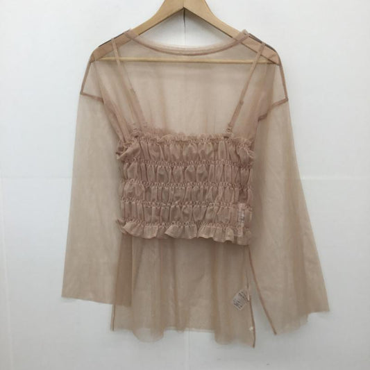ローリーズファーム LOWRYS FARM カットソー 長袖 FREE 無地 桃 / ピンク /  レディース USED 古着 中古 10127283
