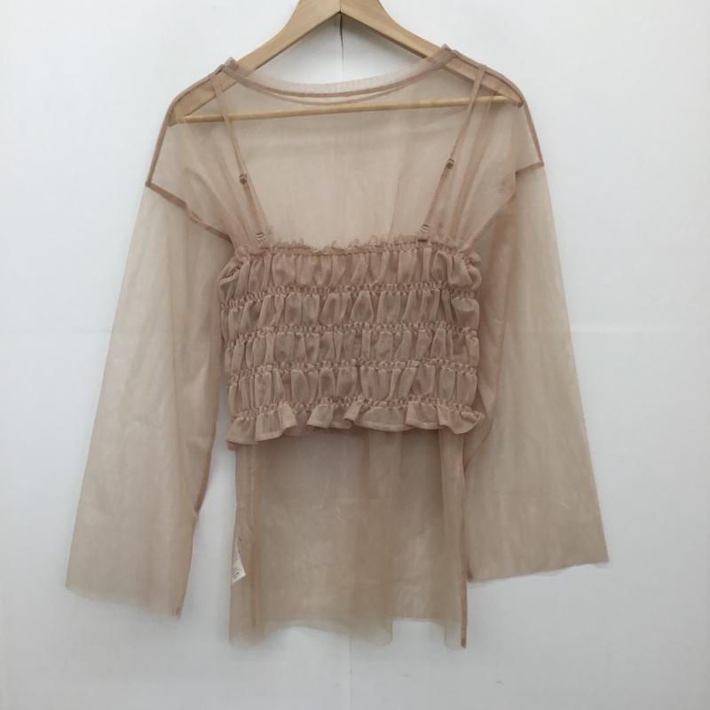 ローリーズファーム LOWRYS FARM カットソー 長袖 FREE 無地 桃 / ピンク /  レディース USED 古着 中古 10127283