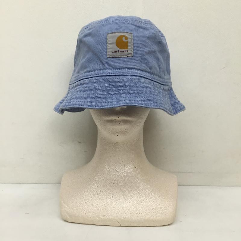 カーハート Carhartt 帽子 ハット FREE ロゴ、文字 青 / ブルー /  メンズ USED 古着 中古 10127287
