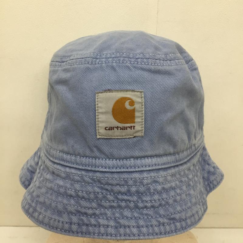 カーハート Carhartt 帽子 ハット FREE ロゴ、文字 青 / ブルー /  メンズ USED 古着 中古 10127287