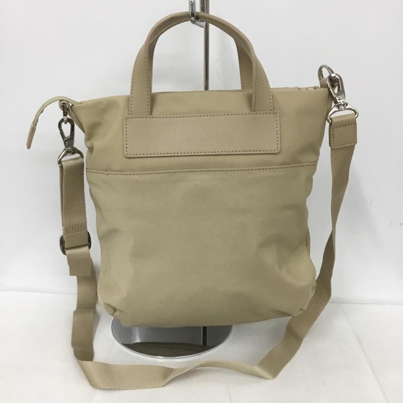 アニエス・ベー agnes b. ショルダーバッグ ショルダーバッグ DAI-17 ハンドバッグ 2WAY ロゴ、文字 ベージュ / ベージュ /  レディース USED 古着 中古 10127289
