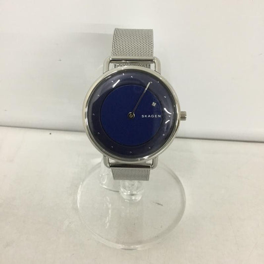 スカーゲン SKAGEN 腕時計 アナログ（クォーツ式） SKW2738 ロゴ、文字 銀 / シルバー /  レディース USED 古着 中古 10127291