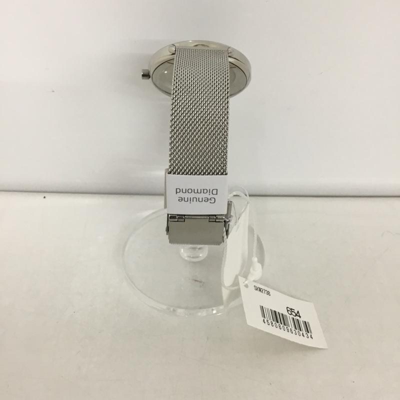 スカーゲン SKAGEN 腕時計 アナログ（クォーツ式） SKW2738 ロゴ、文字 銀 / シルバー /  レディース USED 古着 中古 10127291