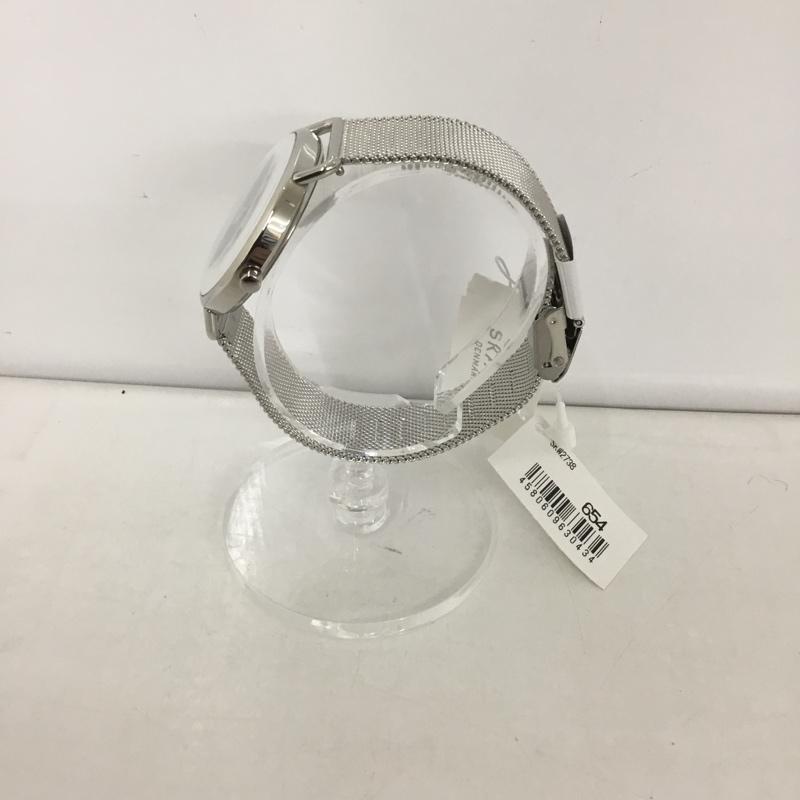 スカーゲン SKAGEN 腕時計 アナログ（クォーツ式） SKW2738 ロゴ、文字 銀 / シルバー /  レディース USED 古着 中古 10127291