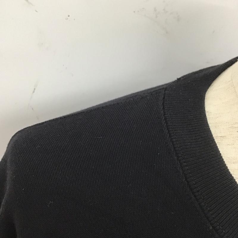 ユニクロ UNIQLO トレーナー 長袖 長袖トレーナー スウェット クルーネック プルオーバー XXL プリント 黒 / ブラック /  メンズ USED 古着 中古 10127294