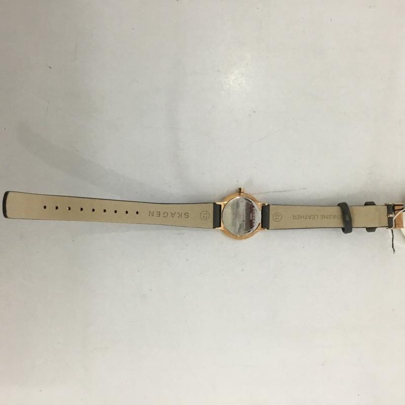 スカーゲン SKAGEN 腕時計 アナログ（クォーツ式） SKW2669 箱有 ロゴ、文字 灰 / グレー /  レディース USED 古着 中古 10127295