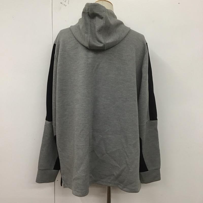 プーマ PUMA ジャケット、上着 ジャケット、ブレザー ジップアップパーカー 長袖パーカー カジュアルジャケット スポーツウェア AMG XL ロゴ、文字 灰 / グレー / X 黒 / ブラック /  メンズ USED 古着 中古 10127307