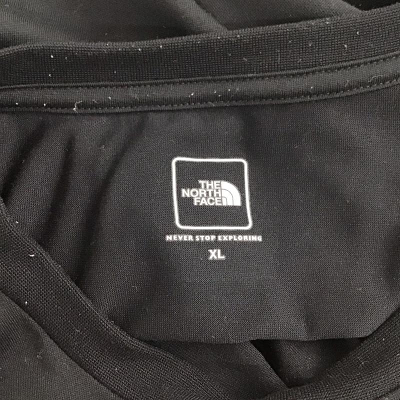ザノースフェイス THE NORTH FACE Tシャツ 半袖 nt31622 トレッキング半袖Tシャツ 半袖カットソー プリントTシャツ XL ロゴ、文字 黒 / ブラック /  メンズ USED 古着 中古 10127310