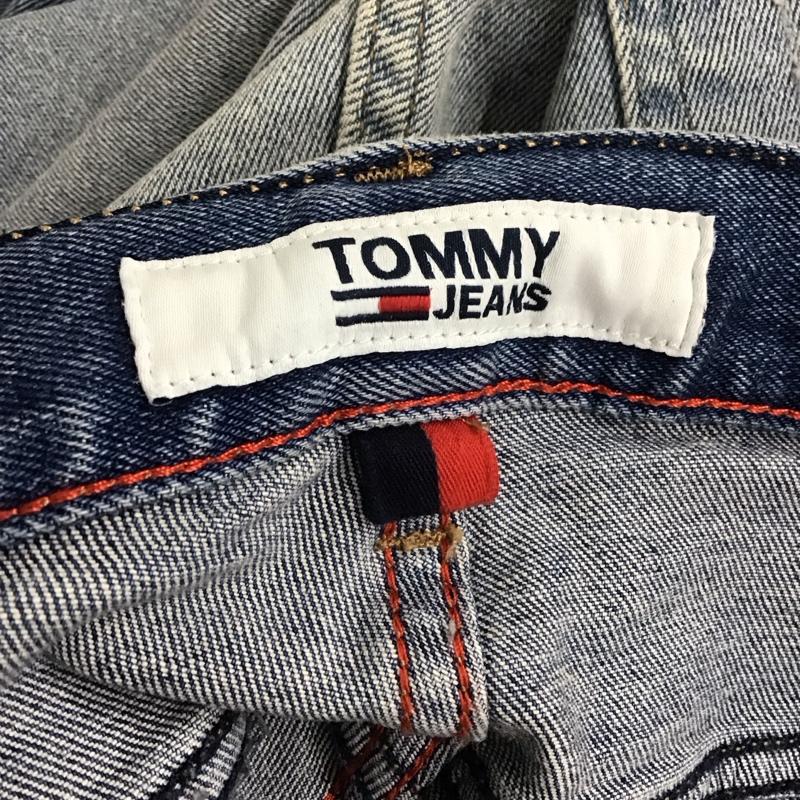 トミーヒルフィガー TOMMY HILFIGER パンツ デニム、ジーンズ デニムパンツ ワイドパンツ カジュアルパンツ 42インチ ダメージ加工 インディゴ / インディゴ /  メンズ USED 古着 中古 10127311