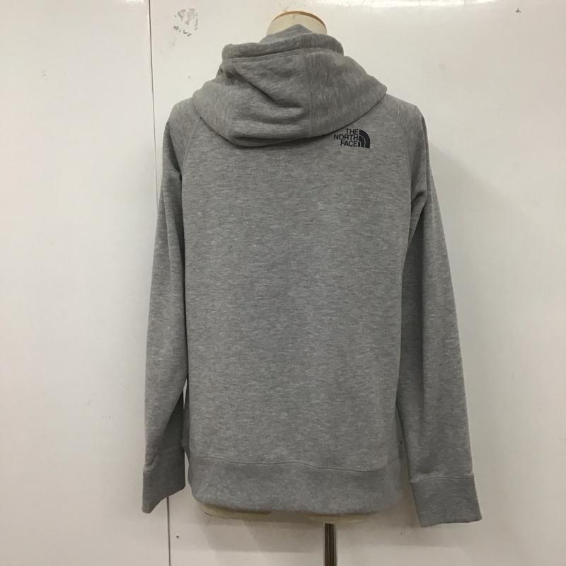 ザノースフェイス THE NORTH FACE パーカー 長袖 nt61795 カラーヘザードスウェットフーディ プルオーバーパーカー XL ロゴ、文字 灰 / グレー /  メンズ USED 古着 中古 10127319