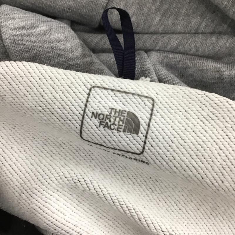 ザノースフェイス THE NORTH FACE パーカー 長袖 nt61795 カラーヘザードスウェットフーディ プルオーバーパーカー XL ロゴ、文字 灰 / グレー /  メンズ USED 古着 中古 10127319