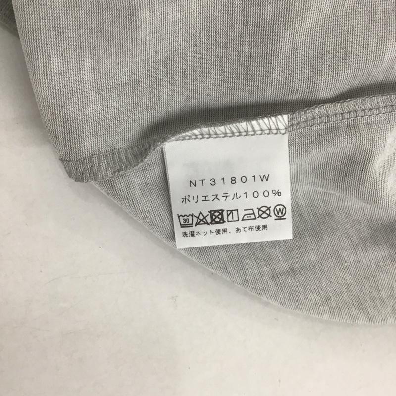 ザノースフェイス THE NORTH FACE Tシャツ 半袖 半袖カットソー プリントTシャツ クルーネックカットソー XL プリント 灰 / グレー /  メンズ USED 古着 中古 10127325
