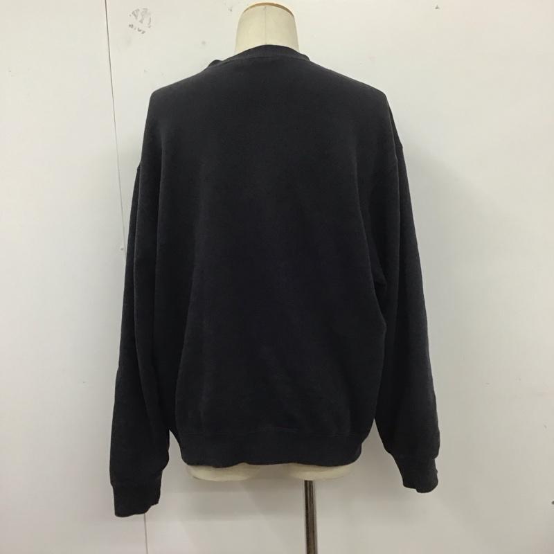 ブルックスブラザーズ BROOKS BROTHERS トレーナー 長袖 長袖トレーナー スウェット クルーネック プルオーバー L ロゴ、文字 紺 / ネイビー /  メンズ USED 古着 中古 10127329