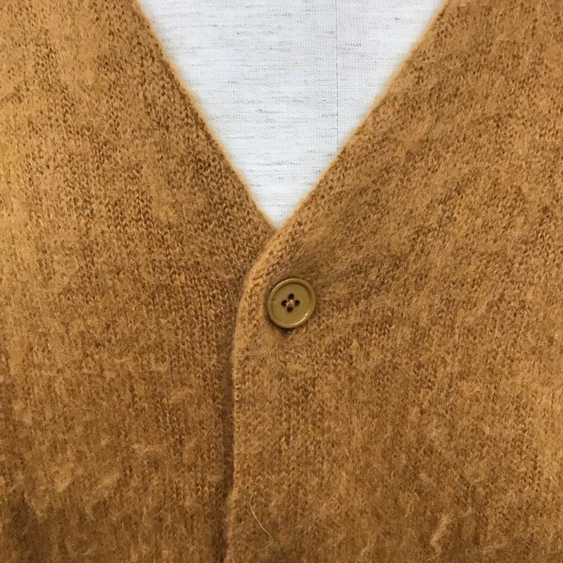 ビームス BEAMS カーディガン 長袖 長袖カーディガン 前ボタン ニットカーディガン M 無地 ベージュ / ベージュ /  メンズ USED 古着 中古 10127331