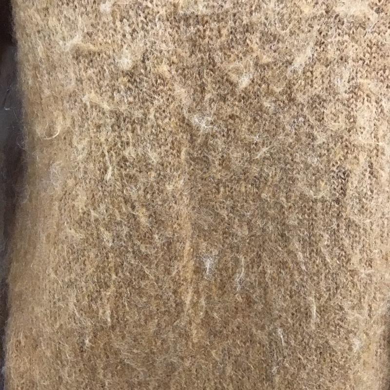 ビームス BEAMS カーディガン 長袖 長袖カーディガン 前ボタン ニットカーディガン M 無地 ベージュ / ベージュ /  メンズ USED 古着 中古 10127331