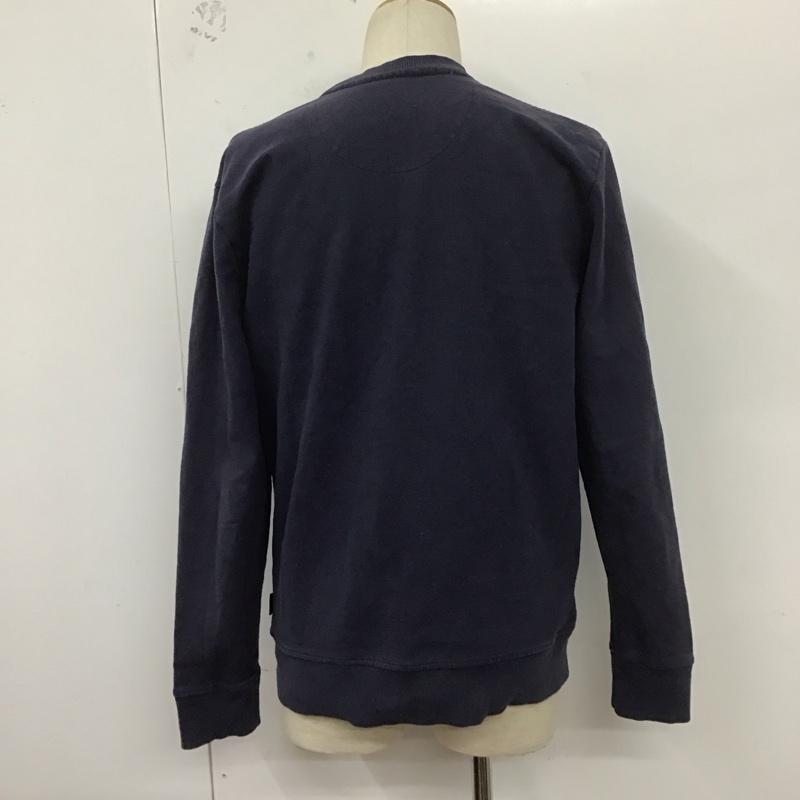 パタゴニア patagonia トレーナー 長袖 長袖トレーナー スウェット クルーネック プルオーバー M ロゴ、文字 紺 / ネイビー /  メンズ USED 古着 中古 10127334