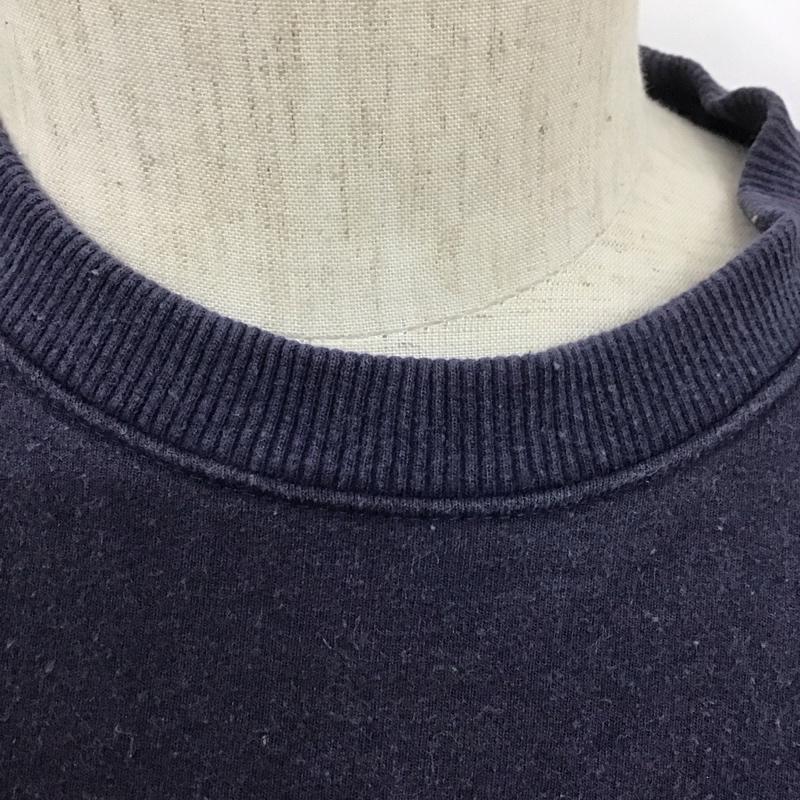 パタゴニア patagonia トレーナー 長袖 長袖トレーナー スウェット クルーネック プルオーバー M ロゴ、文字 紺 / ネイビー /  メンズ USED 古着 中古 10127334