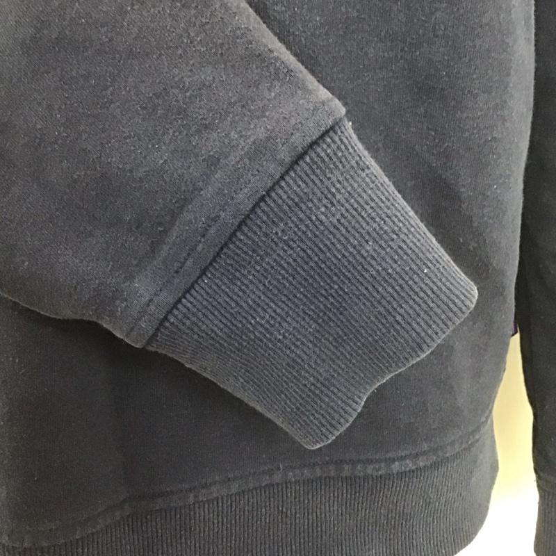 パタゴニア patagonia トレーナー 長袖 長袖トレーナー スウェット クルーネック プルオーバー M ロゴ、文字 紺 / ネイビー /  メンズ USED 古着 中古 10127334