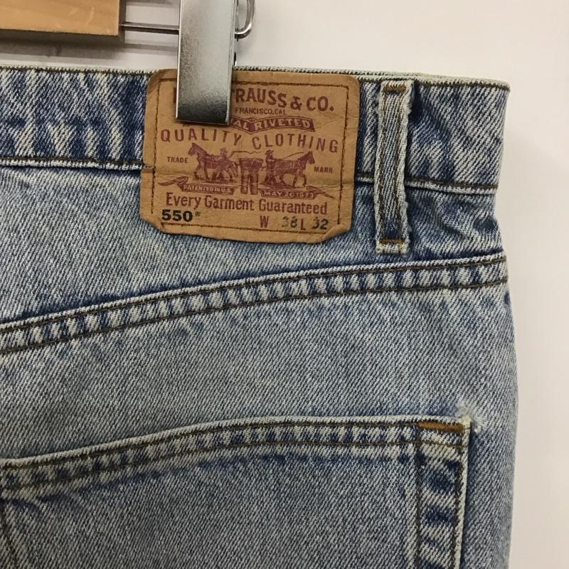 リーバイストラウスアンドコー Levi Strauss & co. パンツ デニム、ジーンズ デニムパンツ ワイドパンツ カジュアルパンツ 38インチ 無地 インディゴ / インディゴ /  メンズ USED 古着 中古 10127335