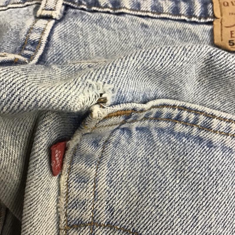 リーバイストラウスアンドコー Levi Strauss & co. パンツ デニム、ジーンズ デニムパンツ ワイドパンツ カジュアルパンツ 38インチ 無地 インディゴ / インディゴ /  メンズ USED 古着 中古 10127335