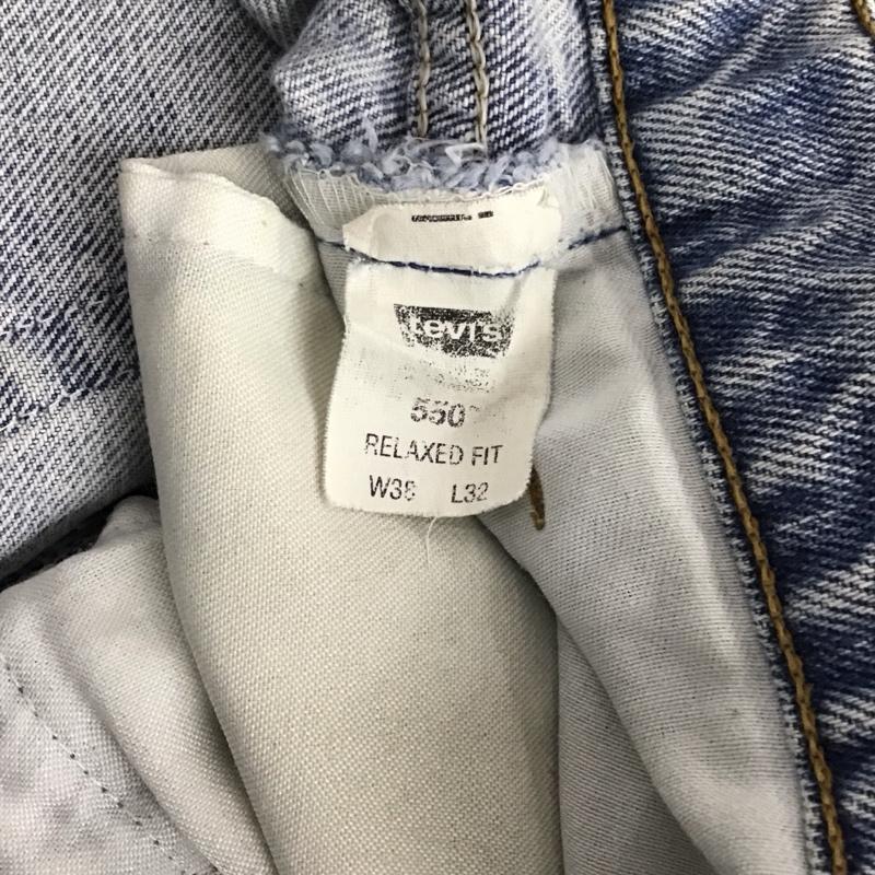 リーバイストラウスアンドコー Levi Strauss & co. パンツ デニム、ジーンズ デニムパンツ ワイドパンツ カジュアルパンツ 38インチ 無地 インディゴ / インディゴ /  メンズ USED 古着 中古 10127335