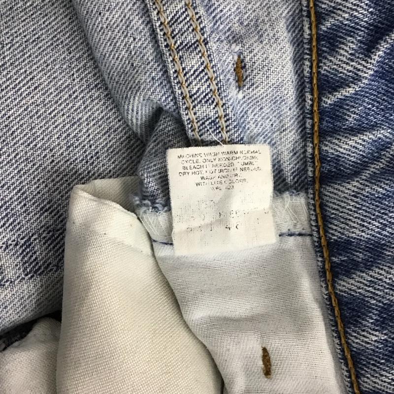 リーバイストラウスアンドコー Levi Strauss & co. パンツ デニム、ジーンズ デニムパンツ ワイドパンツ カジュアルパンツ 38インチ 無地 インディゴ / インディゴ /  メンズ USED 古着 中古 10127335