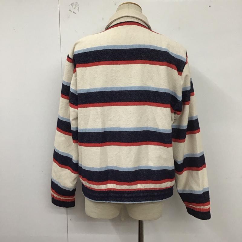 ザラ ZARA ジャケット、上着 ジャケット、ブレザー ジップアップジャケット アウター カラージャケット L ボーダー柄 マルチカラー / マルチカラー /  メンズ USED 古着 中古 10127338