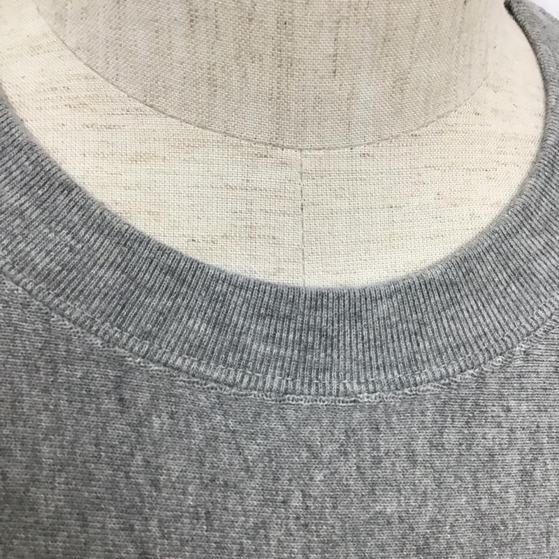 チャンピオン Champion Tシャツ 半袖 c8-r360 半袖カットソー プリントTシャツ クルーネックカットソー L 無地 灰 / グレー /  メンズ USED 古着 中古 10127339