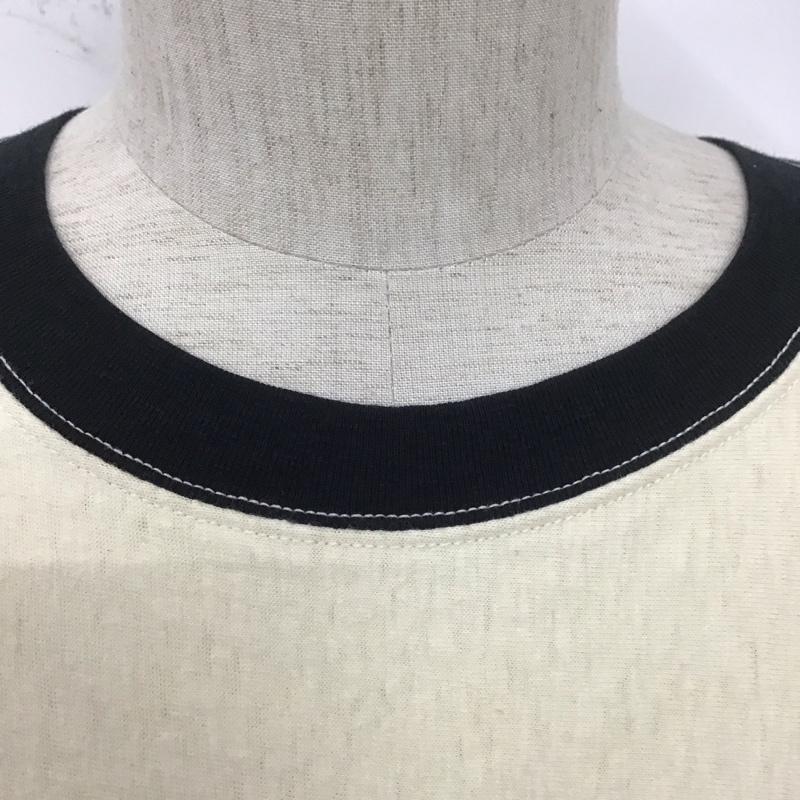 フィルザビル FILL THE BILL カットソー 七分袖 クルーネックカットソー プリントTシャツ 長袖カットソー 2 ロゴ、文字 アイボリー / アイボリー /  メンズ USED 古着 中古 10127340