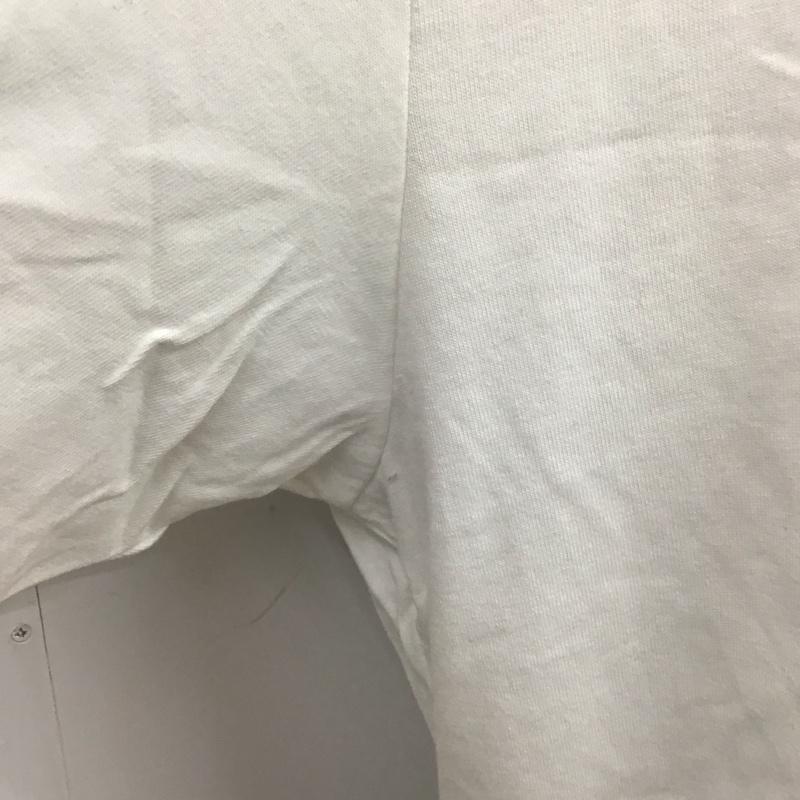 ユニクロ UNIQLO Tシャツ 半袖 341-446312 Tシャツ クルーネックカットソー プリントTシャツ XL プリント 白 / ホワイト /  メンズ USED 古着 中古 10127346