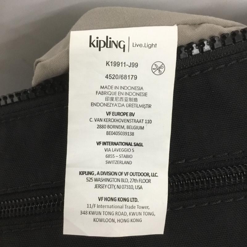 キプリング kipling ショルダーバッグ ショルダーバッグ K19911-J99 ゴリラチャーム ロゴ、文字 黒 / ブラック /  レディース USED 古着 中古 10127356