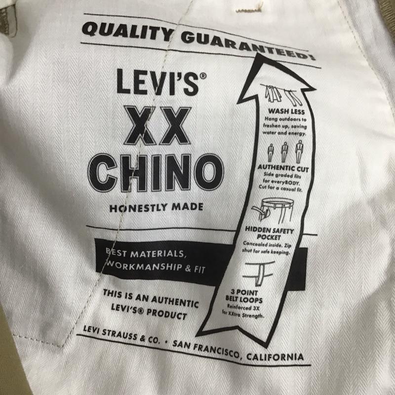リーバイス Levi s パンツ チノパン チノパン ワイドパンツ カジュアルパンツ 34インチ 無地 ベージュ / ベージュ /  メンズ USED 古着 中古 10127361