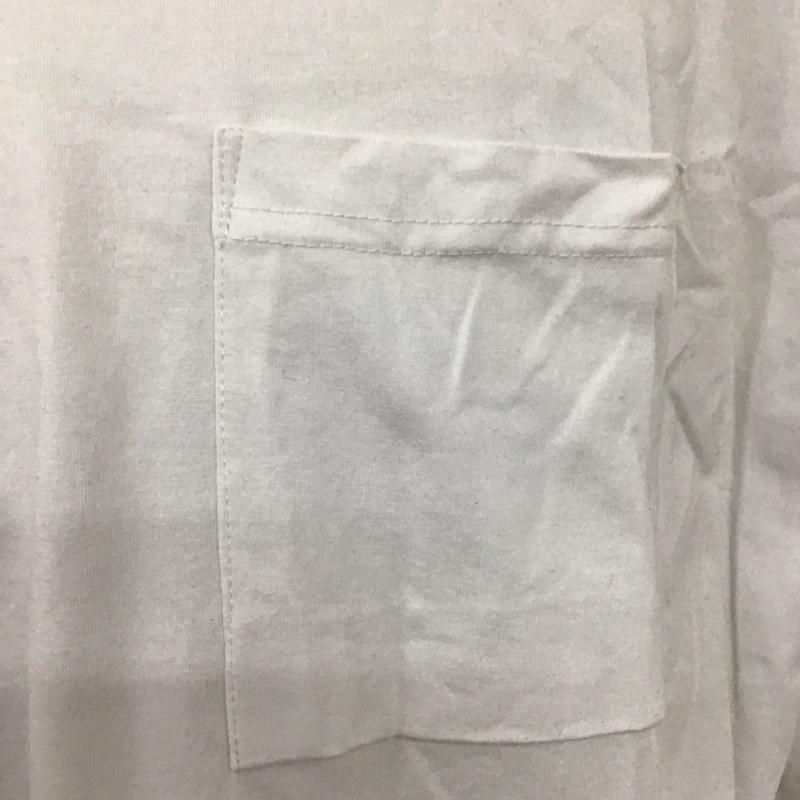 シェルテック SHELTECH Tシャツ 半袖 半袖カットソー プリントTシャツ クルーネックカットソー XL 無地 白 / ホワイト /  メンズ USED 古着 中古 10127365