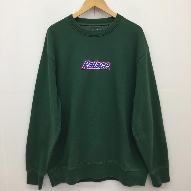 パレス PALACE トレーナー 長袖 RN150137 XL ロゴ、文字 緑 / グリーン /  メンズ USED 古着 中古 10127370