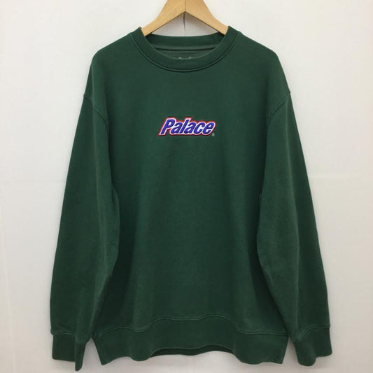 パレス PALACE トレーナー 長袖 RN150137 XL ロゴ、文字 緑 / グリーン /  メンズ USED 古着 中古 10127370