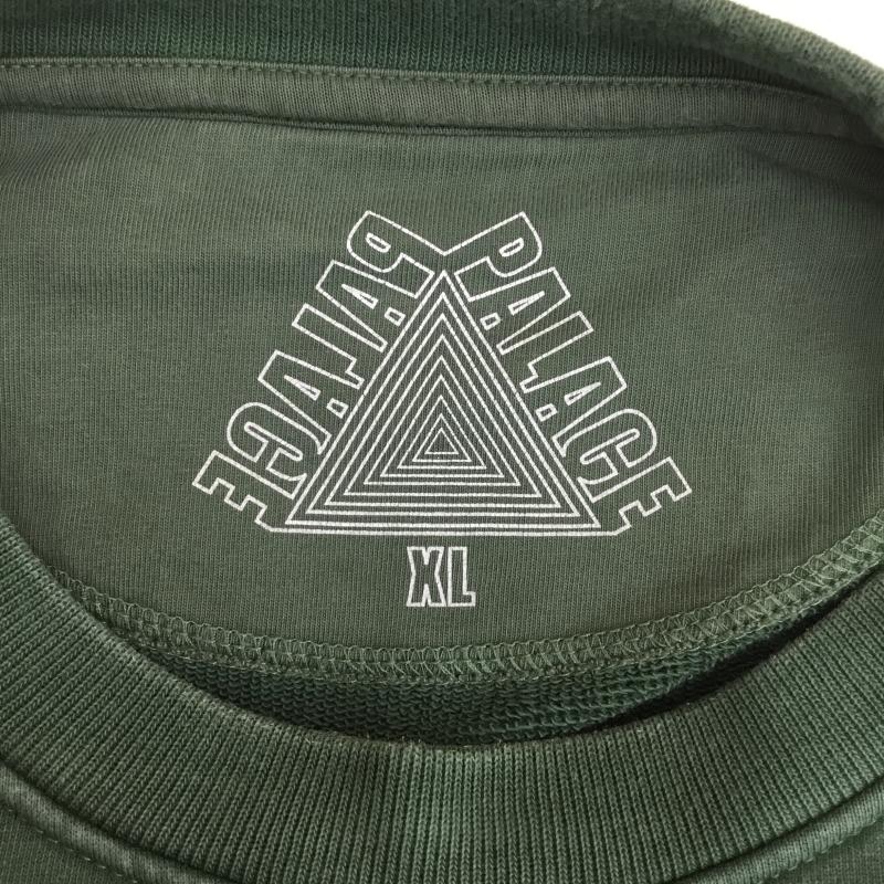パレス PALACE トレーナー 長袖 RN150137 XL ロゴ、文字 緑 / グリーン /  メンズ USED 古着 中古 10127370