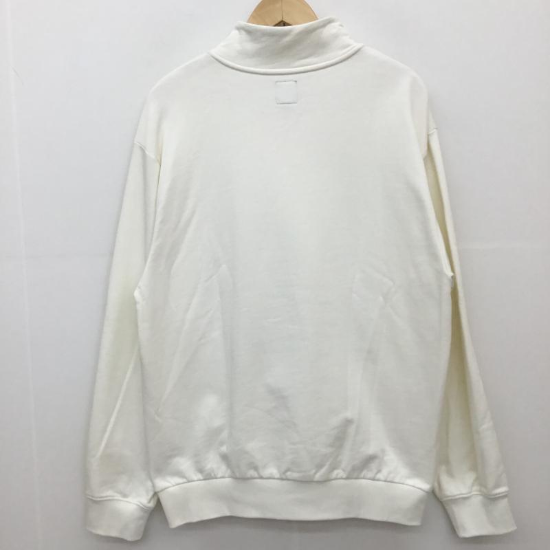 バンズ VANS トレーナー 長袖 VN0008HGFS8 Vans Race Day Q Zip L ロゴ、文字 X チェック 白 / ホワイト /  メンズ USED 古着 中古 10127373