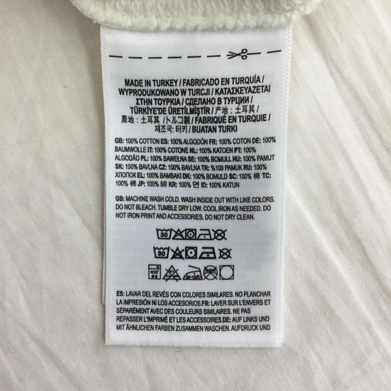 バンズ VANS トレーナー 長袖 VN0008HGFS8 Vans Race Day Q Zip L ロゴ、文字 X チェック 白 / ホワイト /  メンズ USED 古着 中古 10127373
