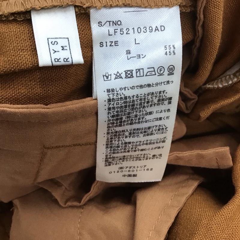 ローリーズファーム LOWRYS FARM パンツ ワークパンツ、ペインターパンツ ワイドパンツ カジュアルパンツ ワークパンツ L 無地 橙 / オレンジ /  レディース USED 古着 中古 10127379