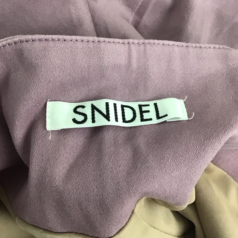 スナイデル SNIDEL スカート ロングスカート ロングスカート タイトスカート バックスリット フレア マーメイド 0 無地 紫 / パープル /  レディース USED 古着 中古 10127385