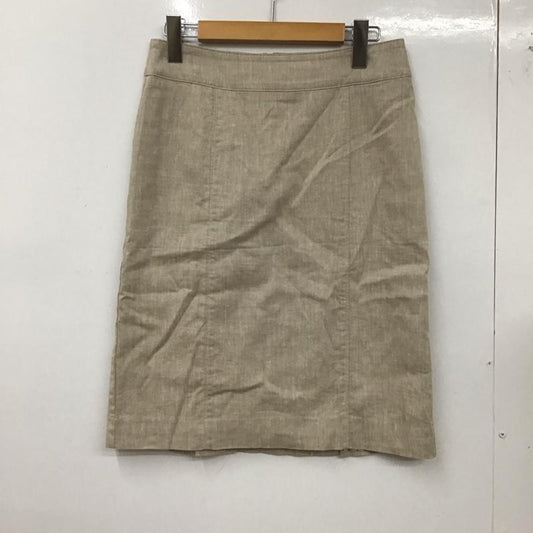 ランズエンド LAND S END スカート ミニスカート ミニスカート フレアスカート 無地スカート 無地 ベージュ / ベージュ /  レディース USED 古着 中古 10127386