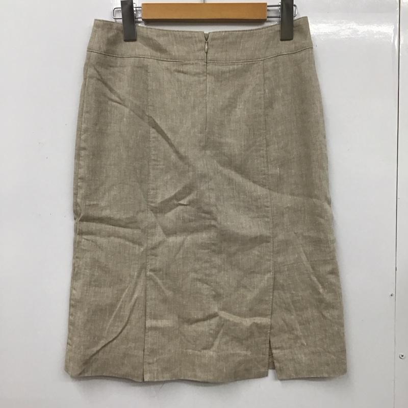 ランズエンド LAND S END スカート ミニスカート ミニスカート フレアスカート 無地スカート 無地 ベージュ / ベージュ /  レディース USED 古着 中古 10127386
