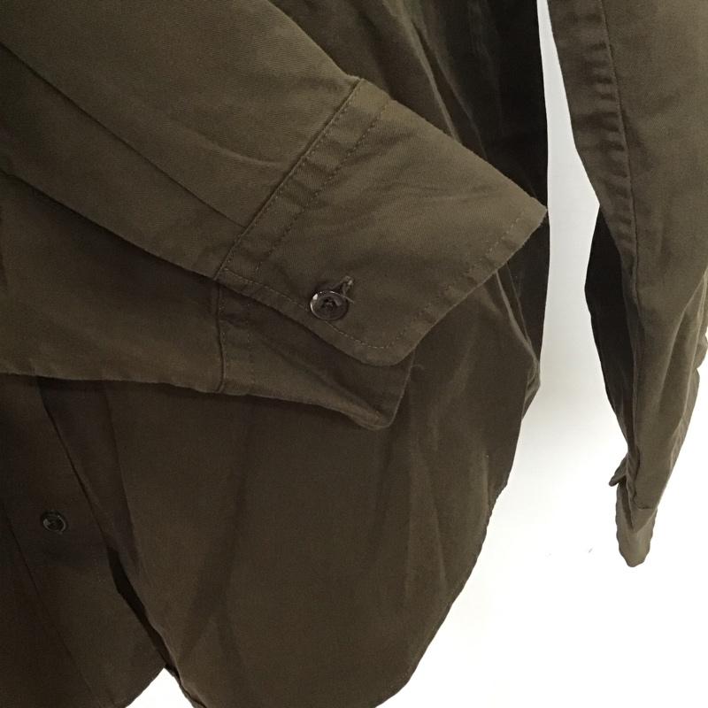 プラージュ Plage シャツ、ブラウス 長袖 長袖シャツ 無地シャツ カラーシャツ 無地 茶 / ブラウン /  レディース USED 古着 中古 10127393