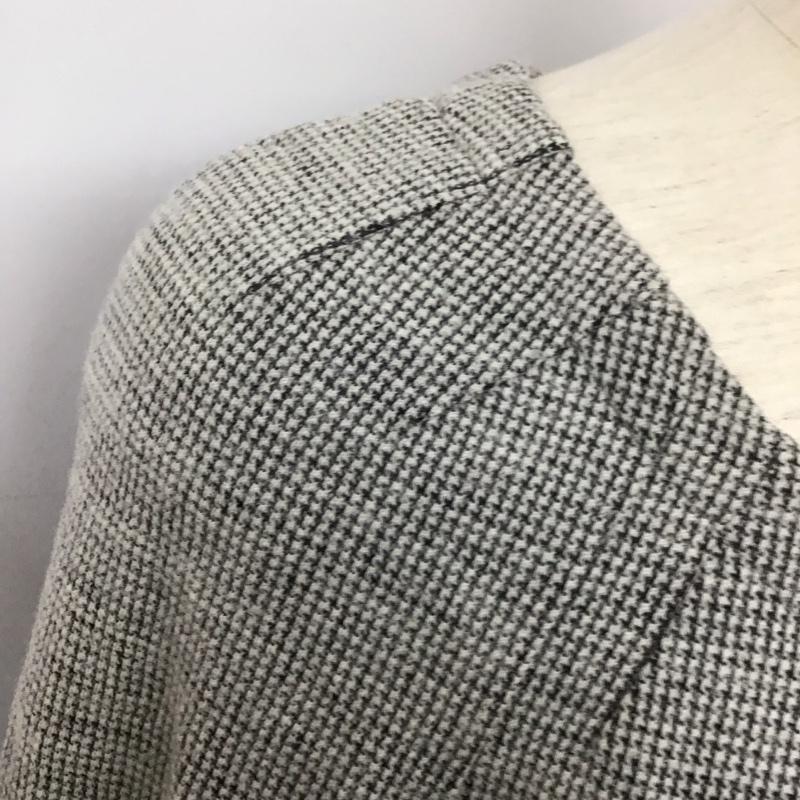 スコットクラブ SCOTCLUB ワンピース ミニスカート 長袖ワンピース クルーネック  黒 / ブラック /  レディース USED 古着 中古 10127401