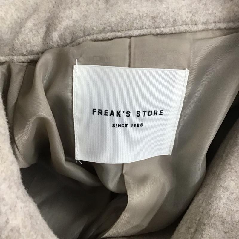 フリークスストア FREAK S STORE コート コート一般 ロングコート アウター カラージャケット FREE 無地 ベージュ / ベージュ /  レディース USED 古着 中古 10127402
