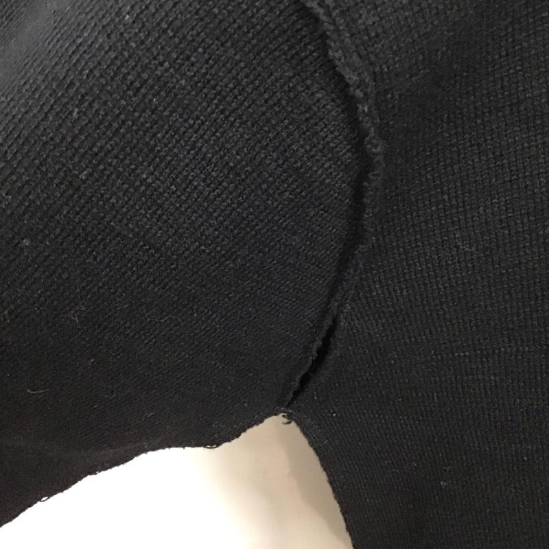 スライ SLY ワンピース ミニスカート 030gaz73-1690 COLLARKNITショートワンピース 長袖ニット 1 無地 黒 / ブラック /  レディース USED 古着 中古 10127410